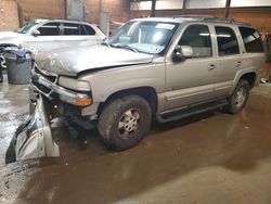 Chevrolet salvage cars for sale: 2002 Chevrolet Tahoe K1500