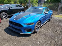 Salvage cars for sale from Copart Marlboro, NY: 2021 Ford Mustang Mach 1