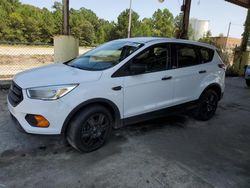 Salvage cars for sale from Copart Gaston, SC: 2017 Ford Escape S