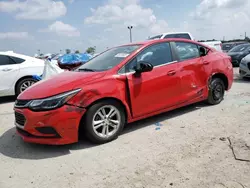 Salvage cars for sale at Indianapolis, IN auction: 2017 Chevrolet Cruze LT