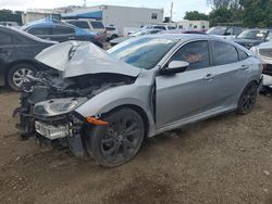 Salvage cars for sale from Copart Opa Locka, FL: 2021 Honda Civic LX