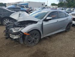 Honda salvage cars for sale: 2021 Honda Civic LX