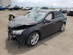 Salvage cars for sale at Tucson, AZ auction: 2015 Chevrolet Cruze LTZ
