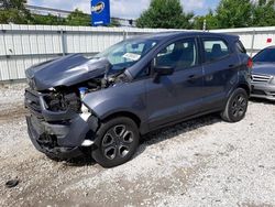 Salvage cars for sale from Copart Walton, KY: 2018 Ford Ecosport S