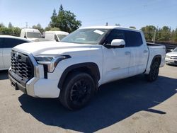 Salvage cars for sale from Copart San Martin, CA: 2022 Toyota Tundra Crewmax Limited