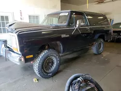 Salvage cars for sale at Davison, MI auction: 1985 Dodge Ramcharger AW-100