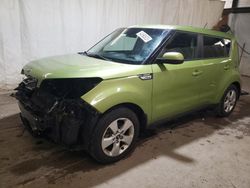 Salvage cars for sale at Ebensburg, PA auction: 2018 KIA Soul