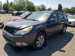 Salvage cars for sale from Copart Portland, OR: 2012 Subaru Outback 2.5I