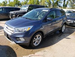 Salvage cars for sale at Bridgeton, MO auction: 2018 Ford Escape SE