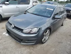 Salvage cars for sale at Bridgeton, MO auction: 2017 Volkswagen Golf Sportwagen S