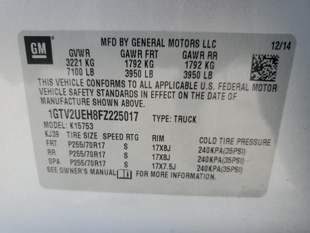 2015 GMC Sierra K1500 SLE