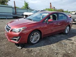 Salvage cars for sale at Brookhaven, NY auction: 2016 Subaru Impreza Limited