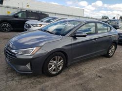 Salvage cars for sale at Dyer, IN auction: 2019 Hyundai Elantra SEL