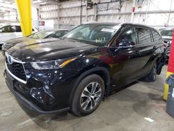 Salvage cars for sale at Woodburn, OR auction: 2022 Toyota Highlander Hybrid XLE
