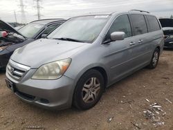 Salvage cars for sale at Dyer, IN auction: 2007 Honda Odyssey EX