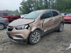 Salvage cars for sale at Candia, NH auction: 2019 Buick Encore Preferred