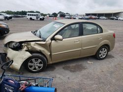 KIA Rio LX salvage cars for sale: 2010 KIA Rio LX