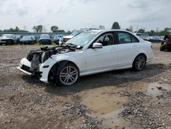 Mercedes-Benz salvage cars for sale: 2013 Mercedes-Benz C 300 4matic