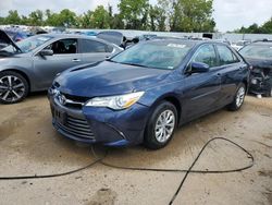 Salvage cars for sale at Bridgeton, MO auction: 2015 Toyota Camry LE