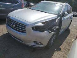 Salvage cars for sale from Copart Shreveport, LA: 2013 Infiniti JX35