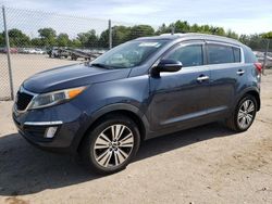 Salvage cars for sale from Copart Chalfont, PA: 2014 KIA Sportage EX
