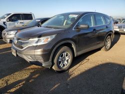 Salvage cars for sale from Copart Brighton, CO: 2015 Honda CR-V LX