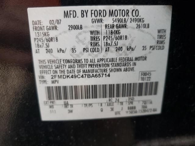 2007 Ford Edge SEL Plus