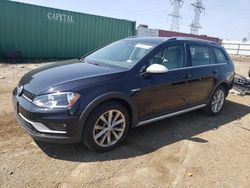 Salvage cars for sale at Elgin, IL auction: 2017 Volkswagen Golf Alltrack S