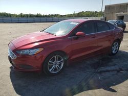 Ford salvage cars for sale: 2018 Ford Fusion SE