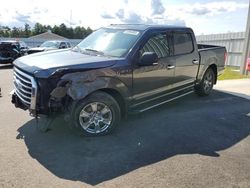 Salvage cars for sale from Copart Windham, ME: 2016 Ford F150 Supercrew