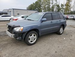 Salvage cars for sale from Copart Arlington, WA: 2005 Toyota Highlander Limited