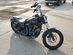 Salvage cars for sale from Copart Woodhaven, MI: 2014 Harley-Davidson Fxdb Dyna Street BOB