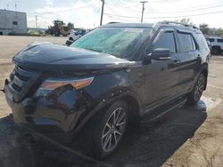 Salvage cars for sale at Chicago Heights, IL auction: 2015 Ford Explorer XLT