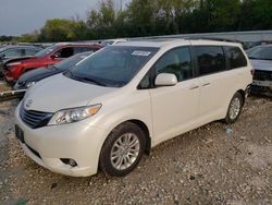 Salvage cars for sale from Copart Franklin, WI: 2017 Toyota Sienna XLE