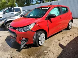 Chevrolet salvage cars for sale: 2017 Chevrolet Spark LS