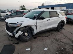 Vehiculos salvage en venta de Copart Woodhaven, MI: 2020 Ford Explorer Police Interceptor