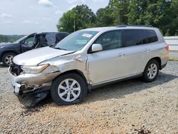 Toyota Highlander salvage cars for sale: 2011 Toyota Highlander Base