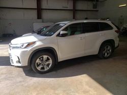 Salvage cars for sale from Copart Lufkin, TX: 2017 Toyota Highlander Limited