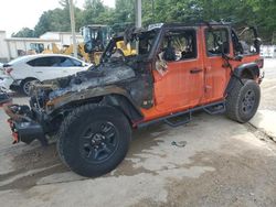 Jeep salvage cars for sale: 2018 Jeep Wrangler Unlimited Sport