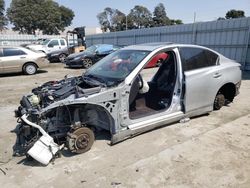 Salvage cars for sale from Copart Hayward, CA: 2017 Infiniti Q50 Premium