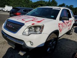 Salvage cars for sale from Copart Mendon, MA: 2009 GMC Acadia SLE