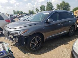 Salvage cars for sale at Elgin, IL auction: 2017 Infiniti QX60