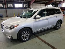 Salvage cars for sale from Copart East Granby, CT: 2015 Infiniti QX60