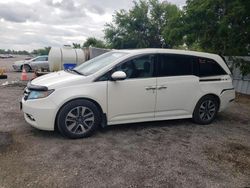 Salvage cars for sale from Copart London, ON: 2016 Honda Odyssey Touring