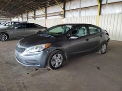 Salvage cars for sale at Phoenix, AZ auction: 2016 KIA Forte LX