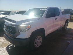 Salvage cars for sale from Copart Grand Prairie, TX: 2014 Toyota Tundra Double Cab SR/SR5
