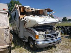 Salvage cars for sale from Copart Columbus, OH: 2005 Ford Econoline E450 Super Duty Cutaway Van