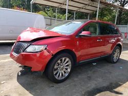 Salvage cars for sale from Copart Austell, GA: 2012 Lincoln MKX