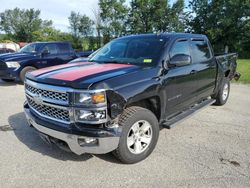 Salvage trucks for sale at Center Rutland, VT auction: 2015 Chevrolet Silverado K1500 LT