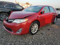 Salvage cars for sale at Cahokia Heights, IL auction: 2012 Toyota Camry Hybrid